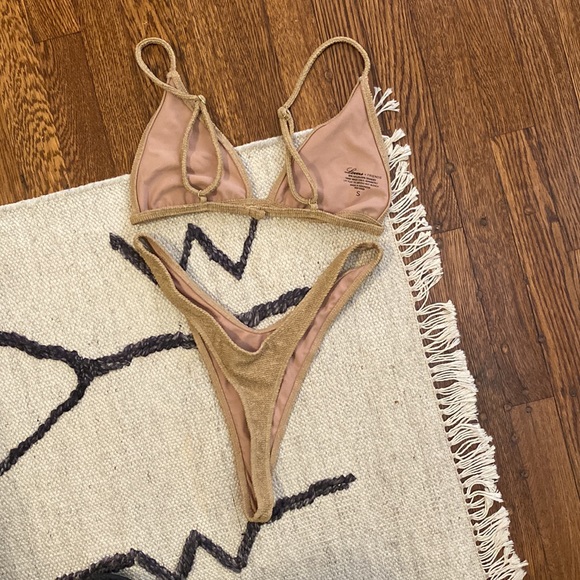 Lovers + Friends Bikini in Gold - Picture 6 of 7